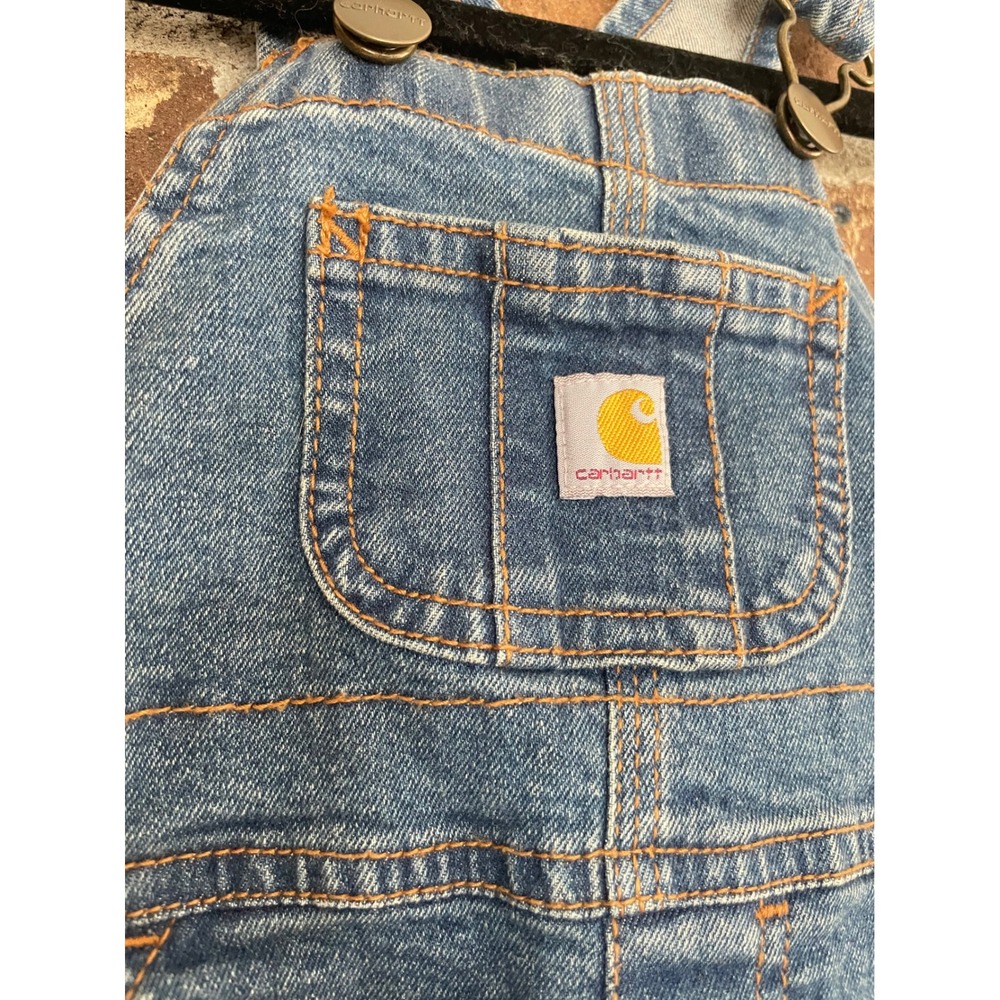 Carhartt Denim Bib Overalls - Picture 2 of 6